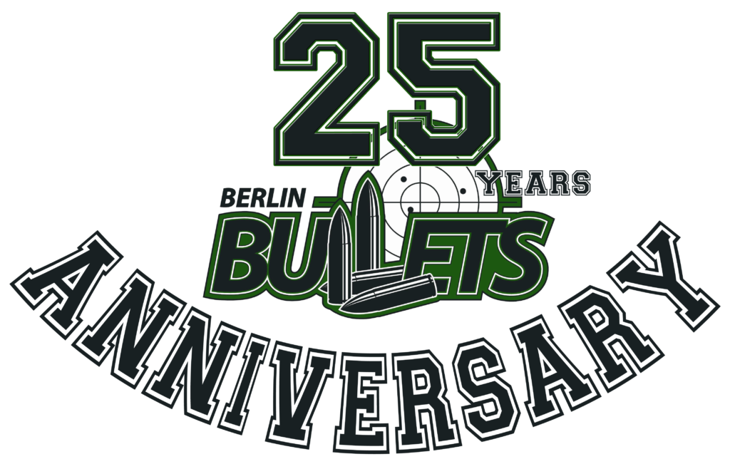 Logo 25 Jahre Berlin bullets