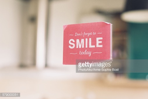 Dont forget to smile ©Getty Images